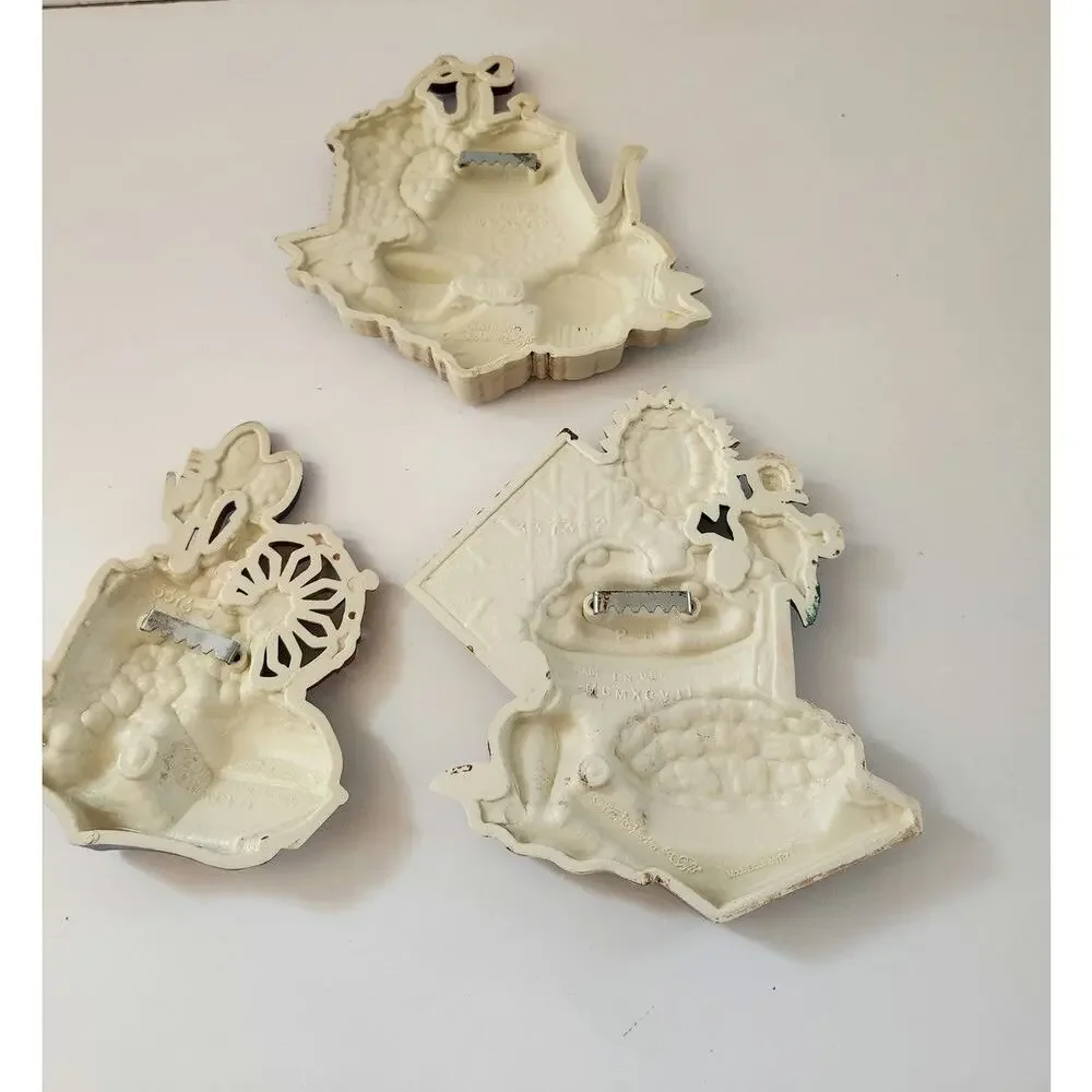 Vintage Home Interiors 1997 Kitchen Wall Art Plaques Set of 3 #3373 COUNTRY BAKE - Picture 2 of 4